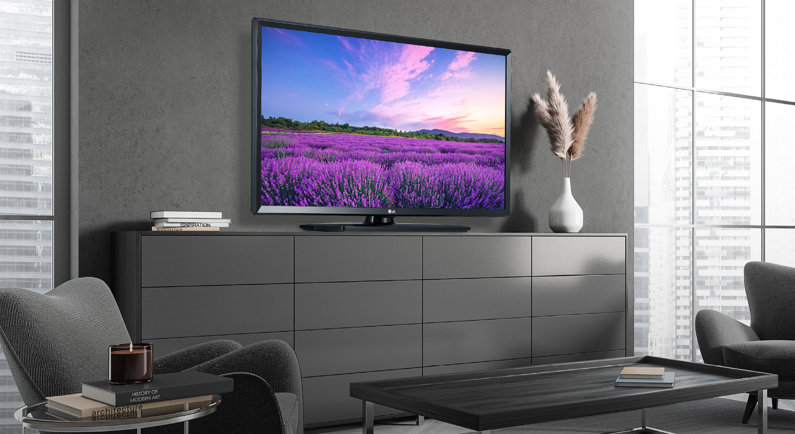 Una TV Smart Standard con soluzione Pro:Centric