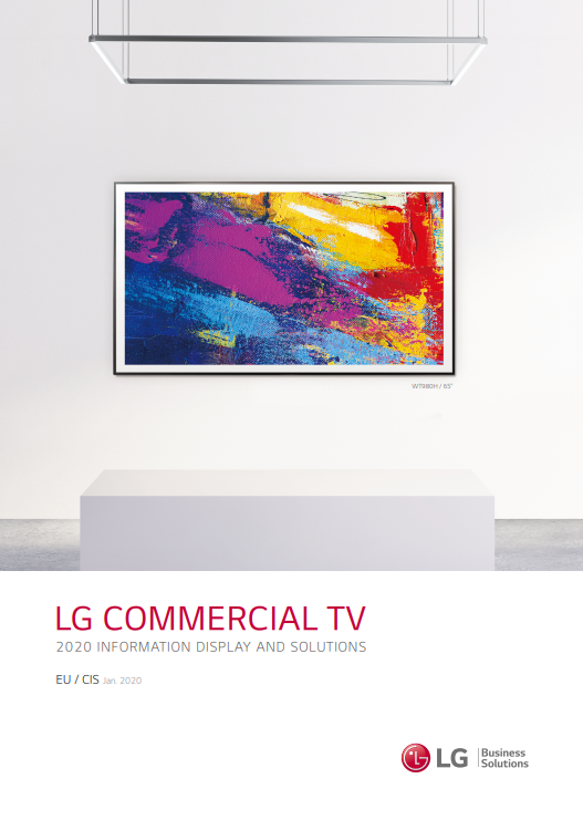 Catalogo LG Commercial TV
