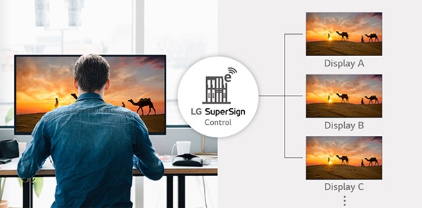 Controllo del signage facile e veloce con LG SuperSign Control